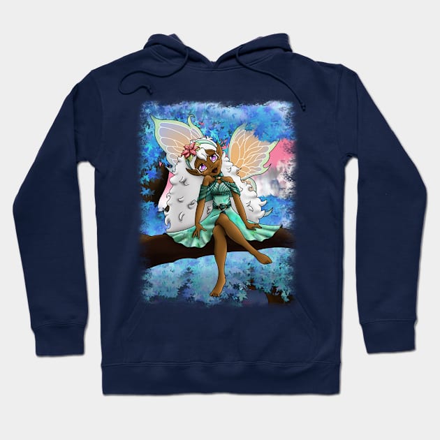 African American Fairy inTree Hoodie by treasured-gift